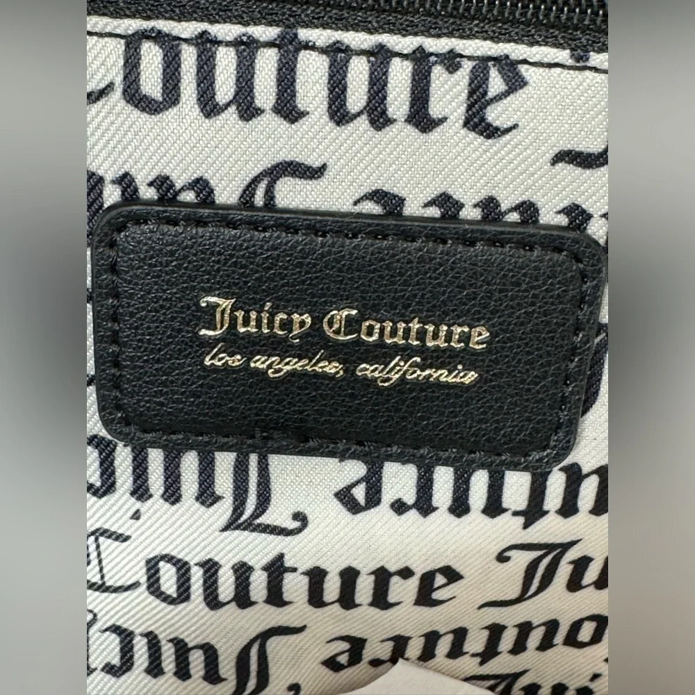 NEW Juicy Couture Black & White Shearling Flashback Backpack